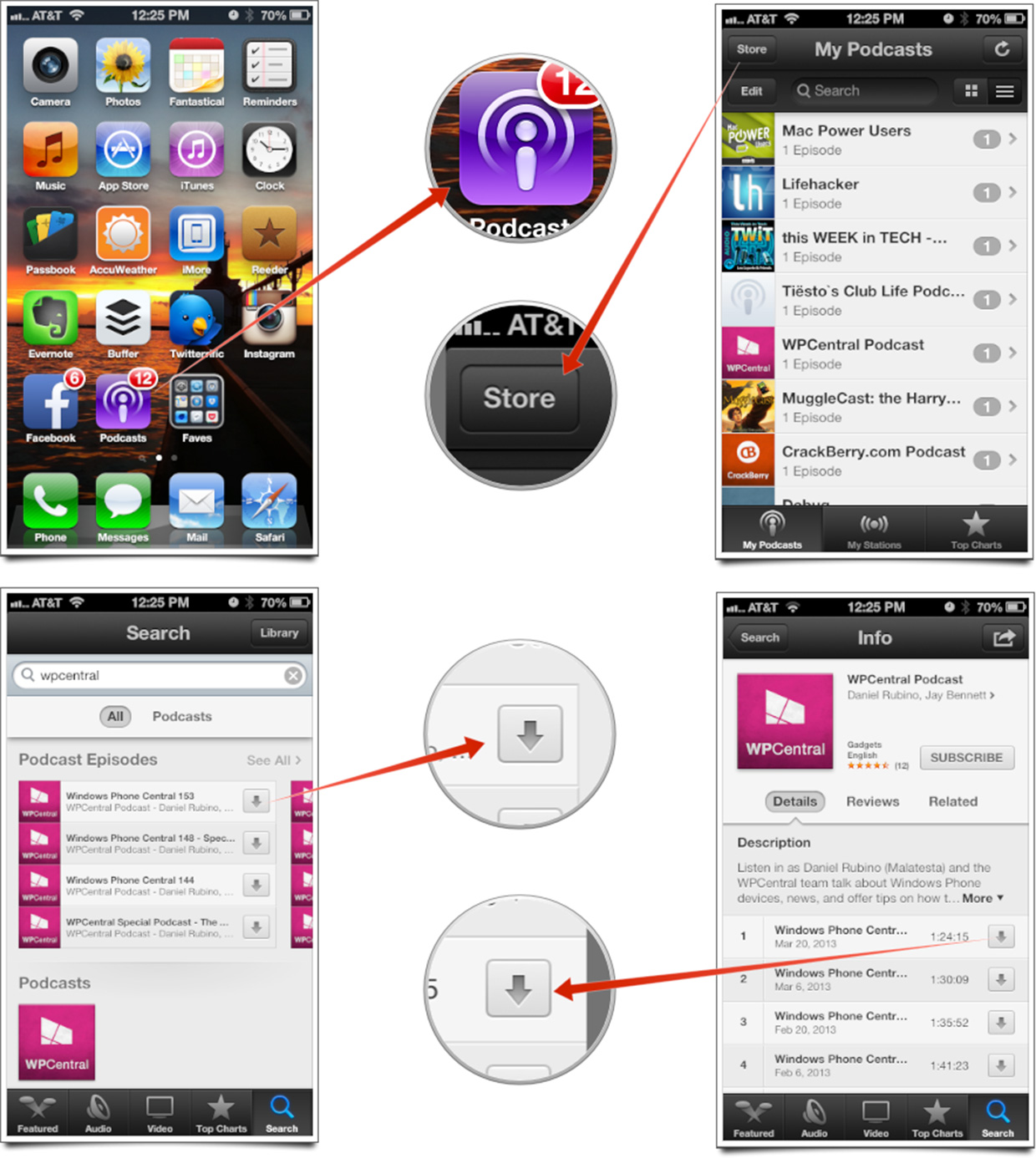 How to download podcasts from itunes