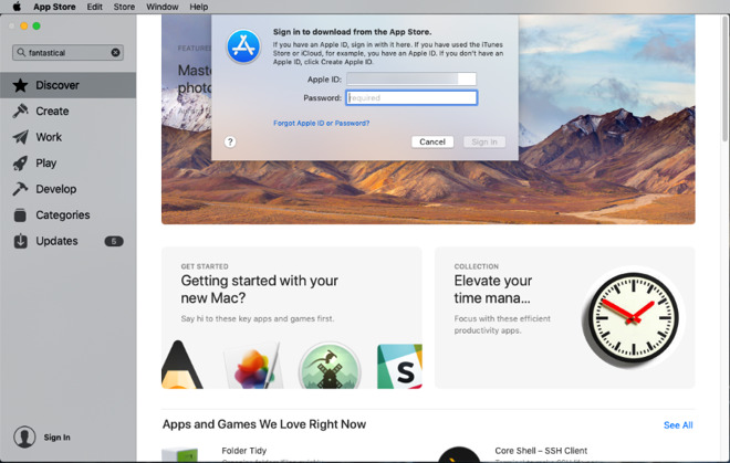Apple App Store Download No Password Mac
